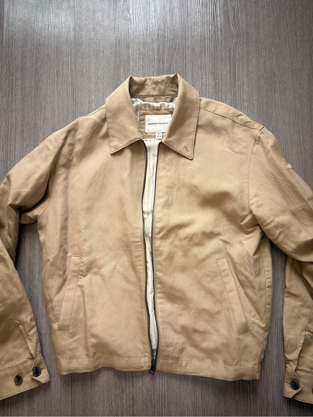 Banana Republic Tencel Linen Garage Jacket